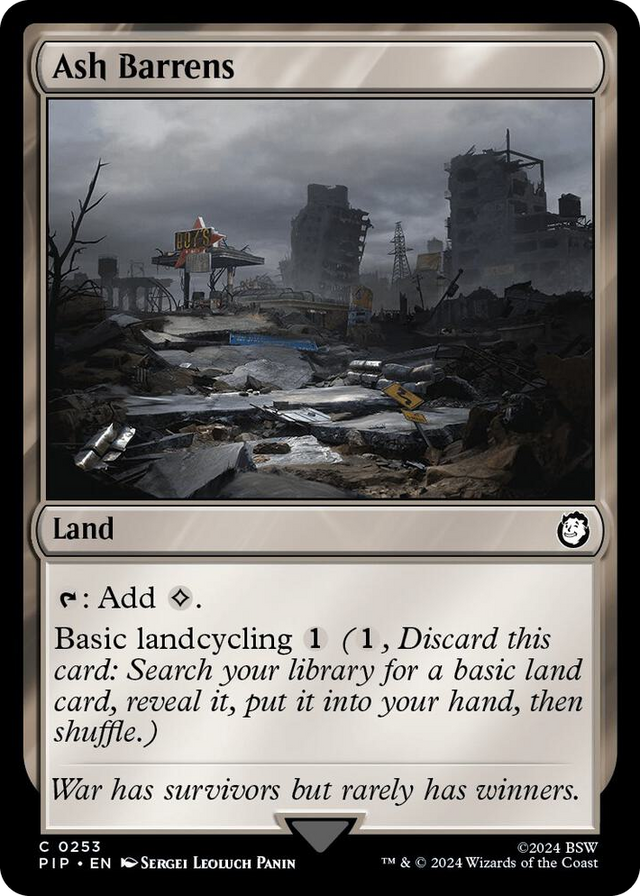 0253 Ash Barrens C Universes Beyond: Fallout