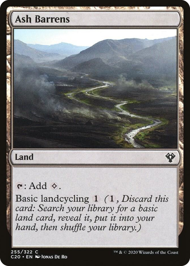0255 Ash Barrens C Commander 2020