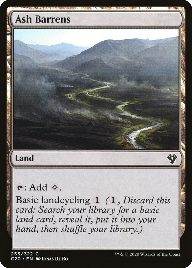 0255 Ash Barrens C Commander 2020