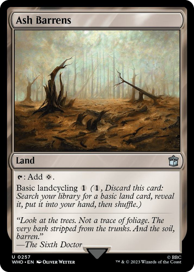 0257 Ash Barrens U Universes Beyond: Doctor Who