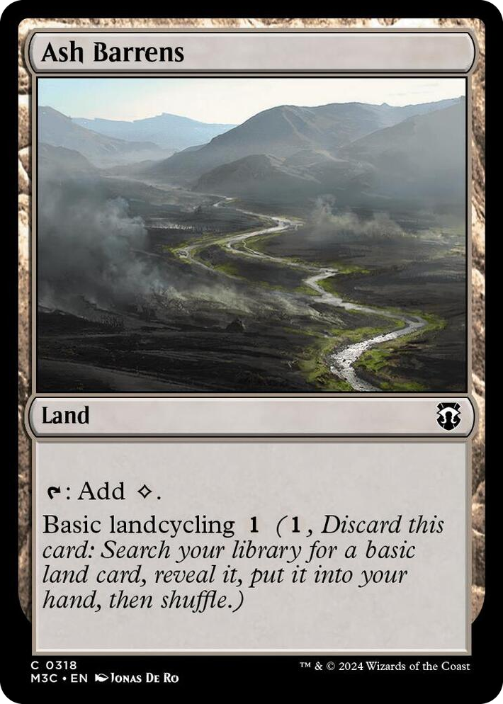 0318 Ash Barrens C Commander: Modern Horizons 3