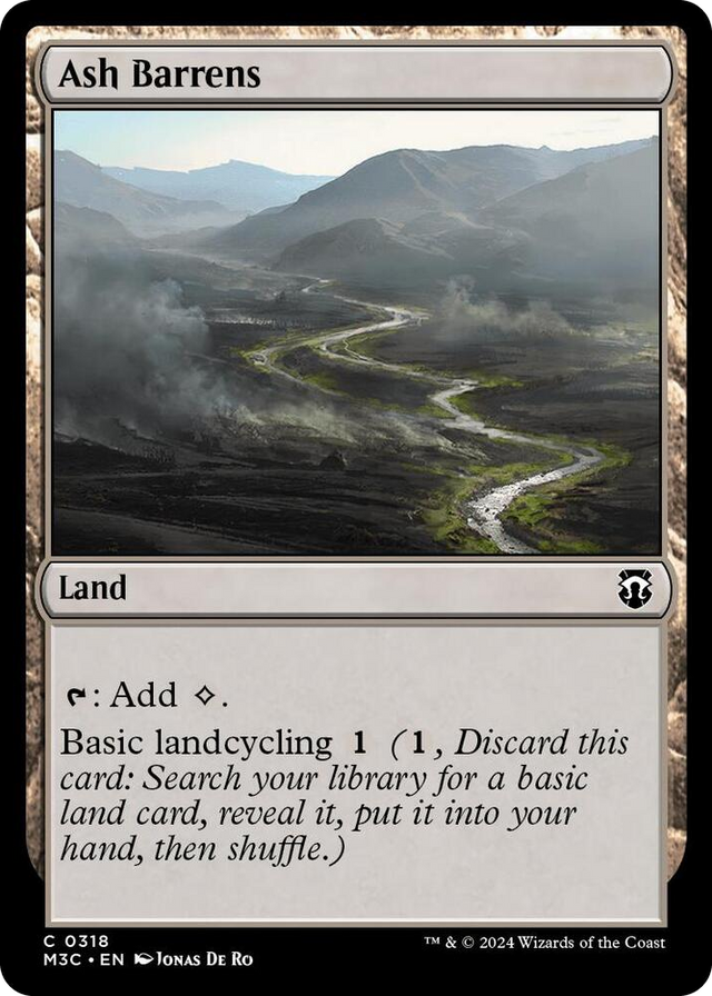 0318 Ash Barrens C Commander: Modern Horizons 3