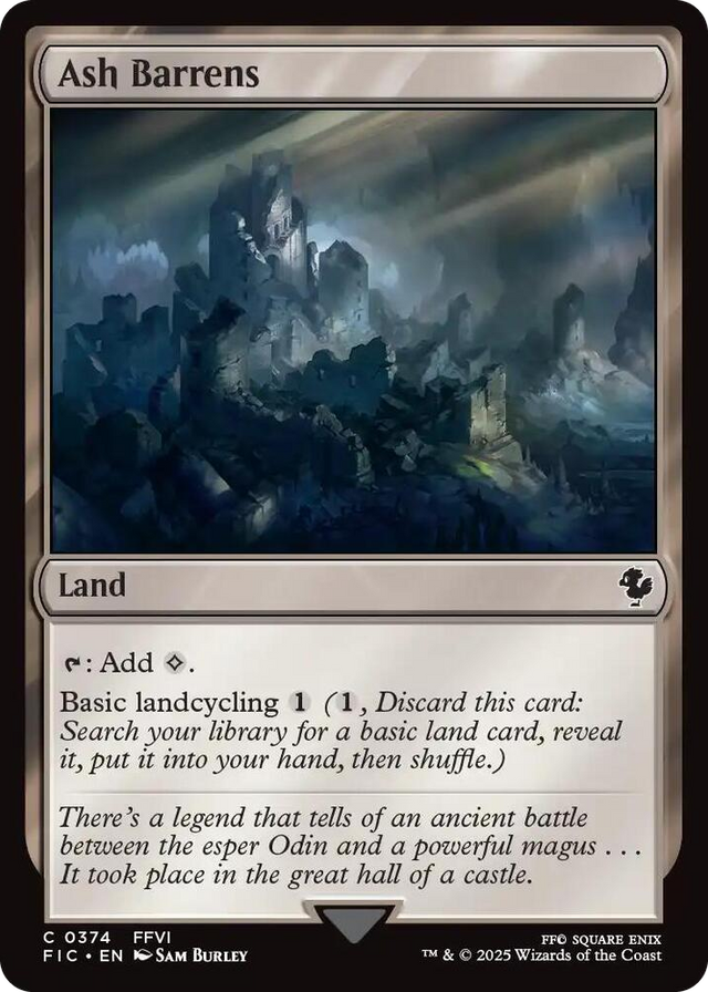 0374 Ash Barrens C Commander: FINAL FANTASY