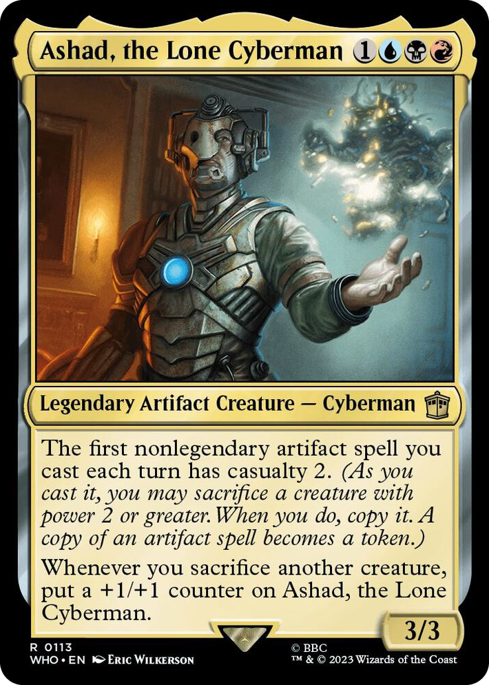 0113 Ashad, the Lone Cyberman R Universes Beyond: Doctor Who