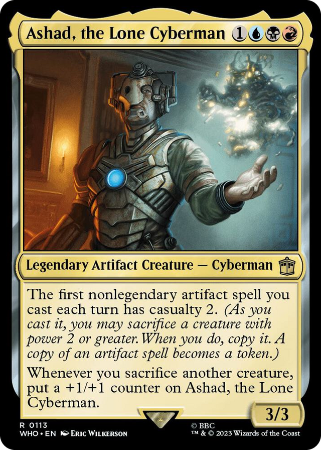 0113 Ashad, the Lone Cyberman R Universes Beyond: Doctor Who