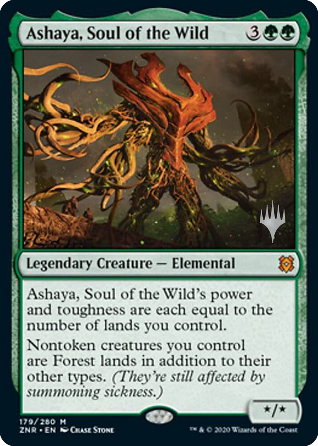 0179 Ashaya, Soul of the Wild M Promo Pack: Zendikar Rising