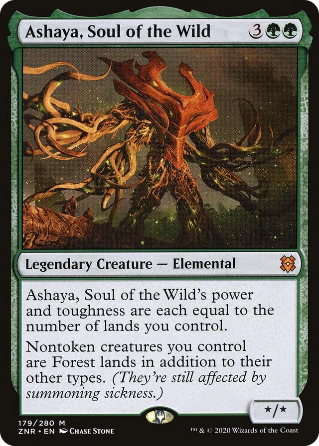 0179 Ashaya, Soul of the Wild M Zendikar Rising