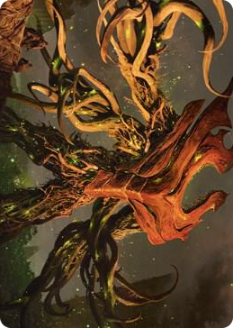 0069 Ashaya, Soul of the Wild Art Card (Gold-Stamped Signature) S Art Series: Zendikar Rising