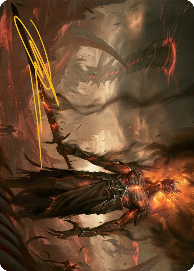 Ashen Reaper Art Card (Gold-Stamped Signature) #46 S - Art Series: March of the Machine Pokemon card