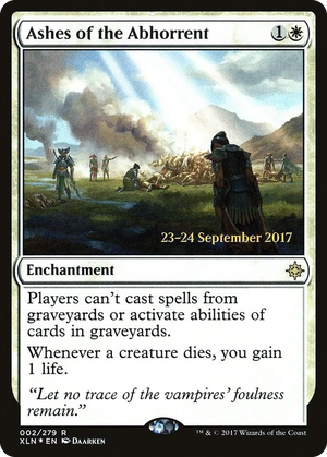 0002 Ashes of the Abhorrent R Prerelease Cards