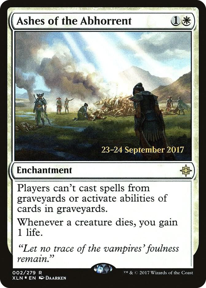 0002 Ashes of the Abhorrent R Prerelease Cards