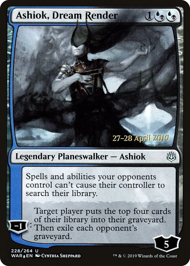 0228 Ashiok, Dream Render U Prerelease Cards