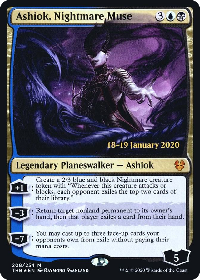 0208 Ashiok, Nightmare Muse M Prerelease Cards
