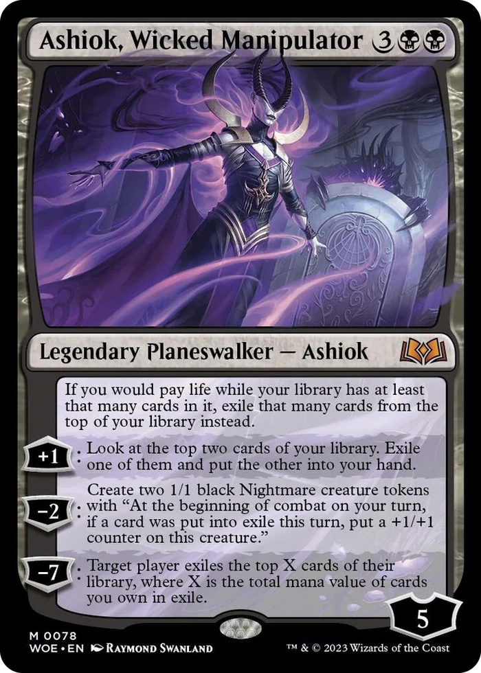 0078 Ashiok, Wicked Manipulator M Wilds of Eldraine