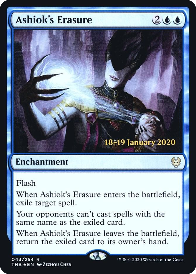 0043 Ashiok's Erasure R Prerelease Cards