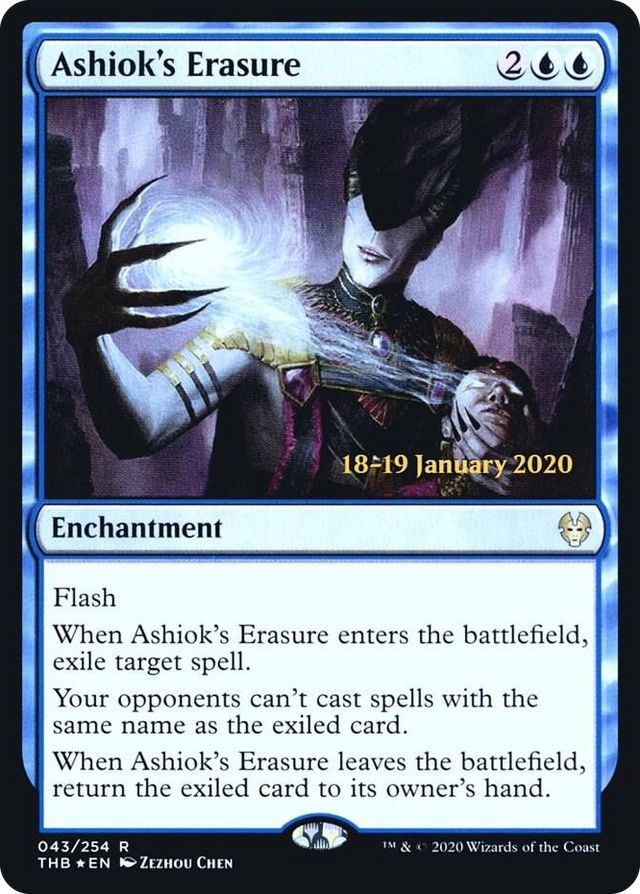 0043 Ashiok's Erasure R Prerelease Cards