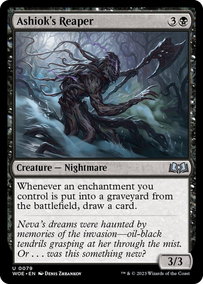 Ashiok's Reaper #79 U - Wilds of Eldraine Pokemon card