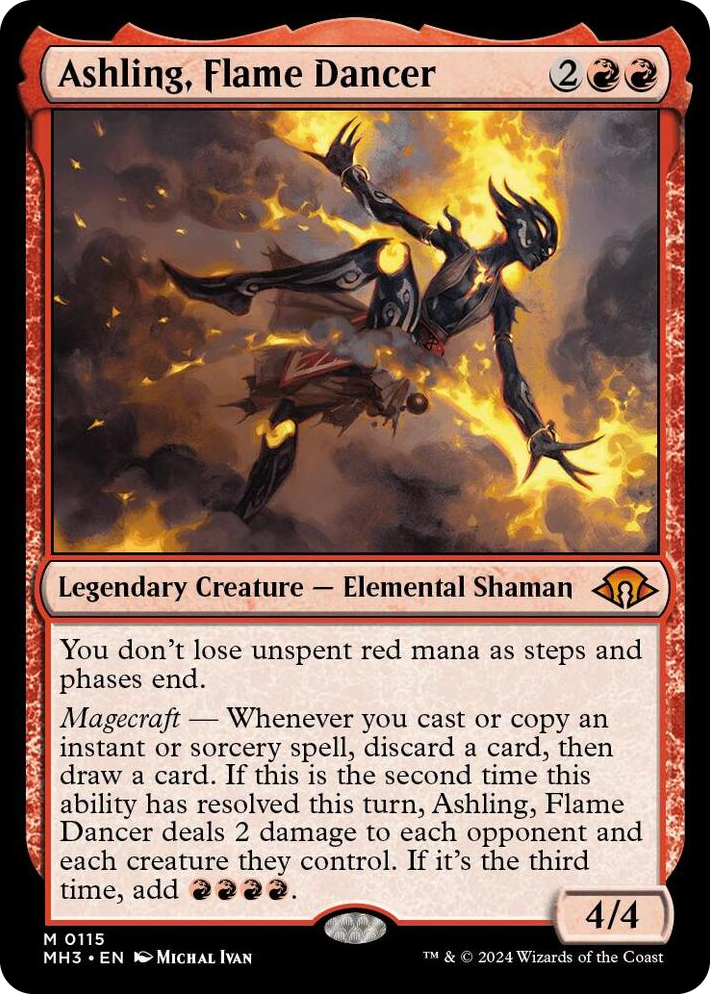 0115 Ashling, Flame Dancer M Modern Horizons 3