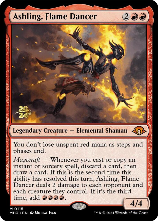 0115 Ashling, Flame Dancer M Prerelease Cards