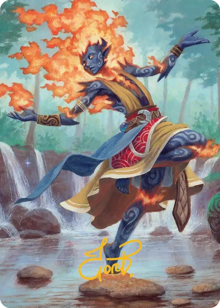 Ashling, Rekindled Art Card (16/54) (Gold-Stamped Signature) #16 S - Art Series: Lorwyn Eclipsed Pokemon card