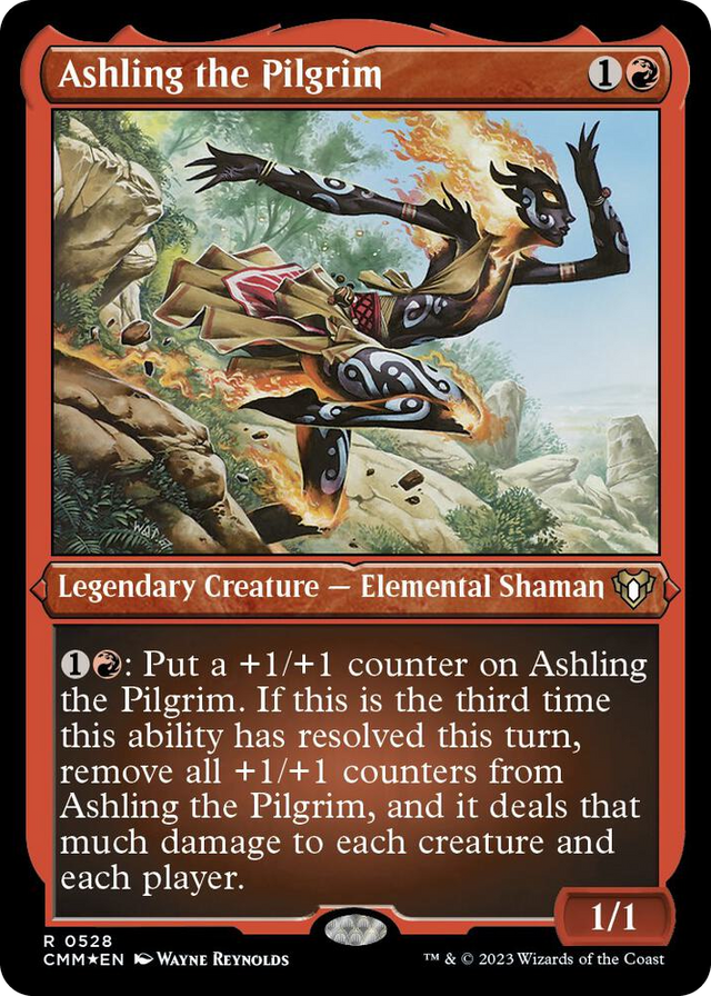 0528 Ashling the Pilgrim (Foil Etched) R Commander Masters