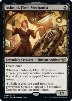 0084 Ashnod, Flesh Mechanist R The Brothers' War