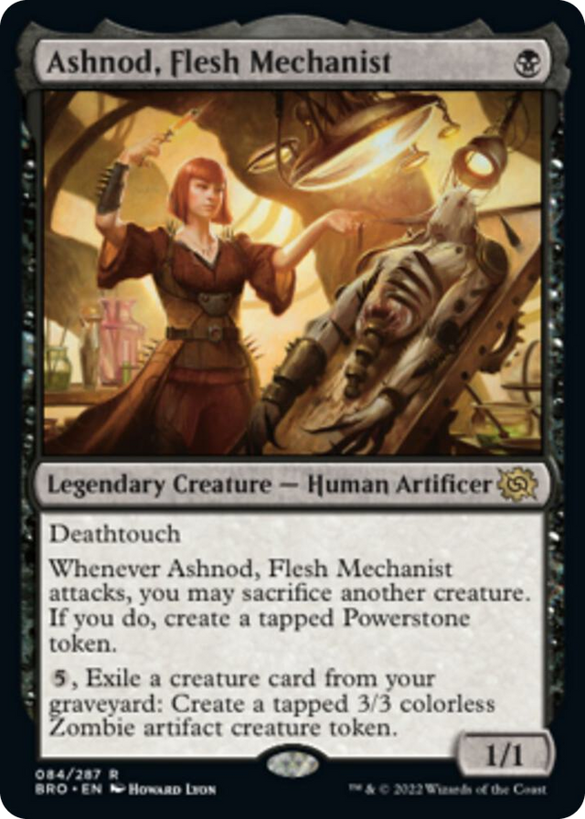 0084 Ashnod, Flesh Mechanist R The Brothers' War