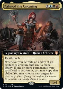 0047 Ashnod the Uncaring (Extended Art) M Commander: The Brothers' War