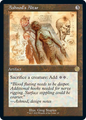 0067 Ashnod's Altar (Schematic) R The Brothers' War: Retro Frame Artifacts
