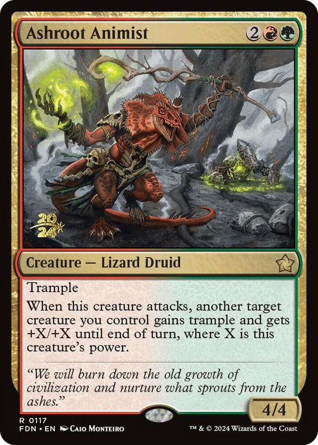 0117 Ashroot Animist R Prerelease Cards