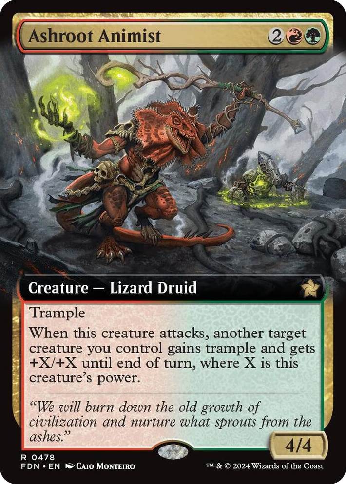 0478 Ashroot Animist (Extended Art) R Foundations