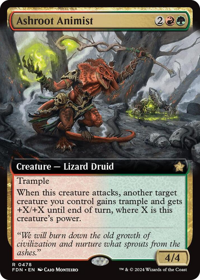 0478 Ashroot Animist (Extended Art) R Foundations