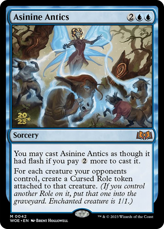 0042 Asinine Antics M Prerelease Cards