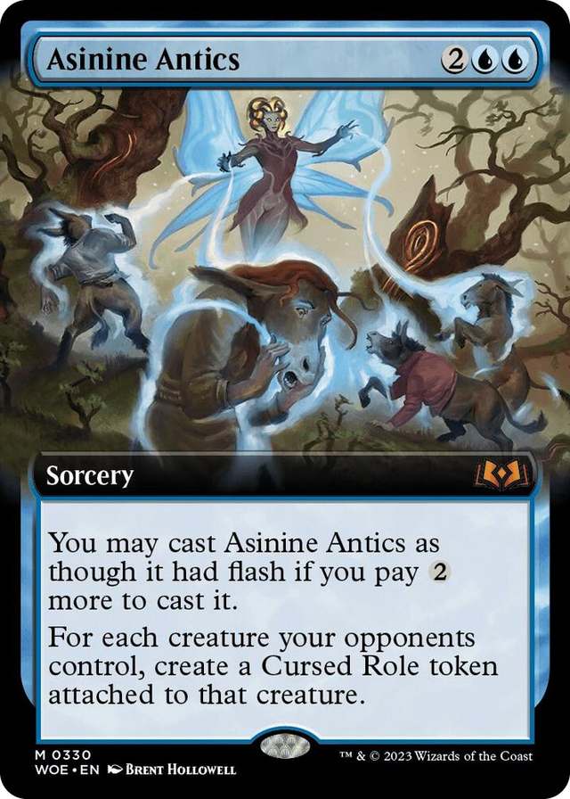 0330 Asinine Antics (Extended Art) M Wilds of Eldraine