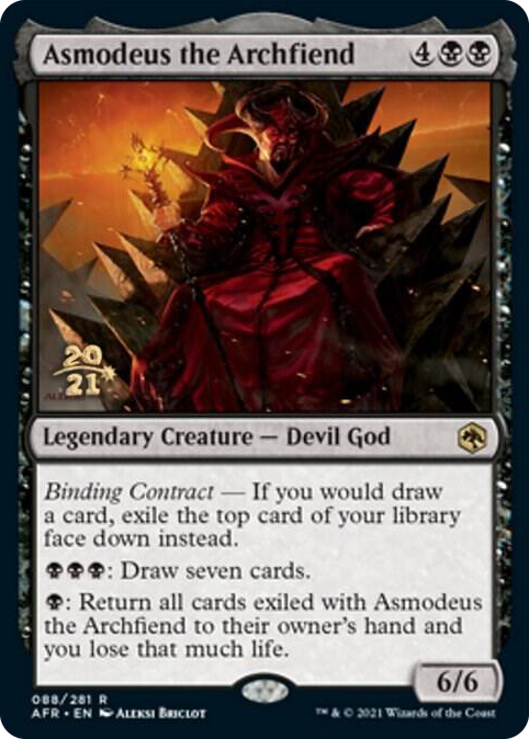 Asmodeus the Archfiend #88 R - Prerelease Cards Pokemon card