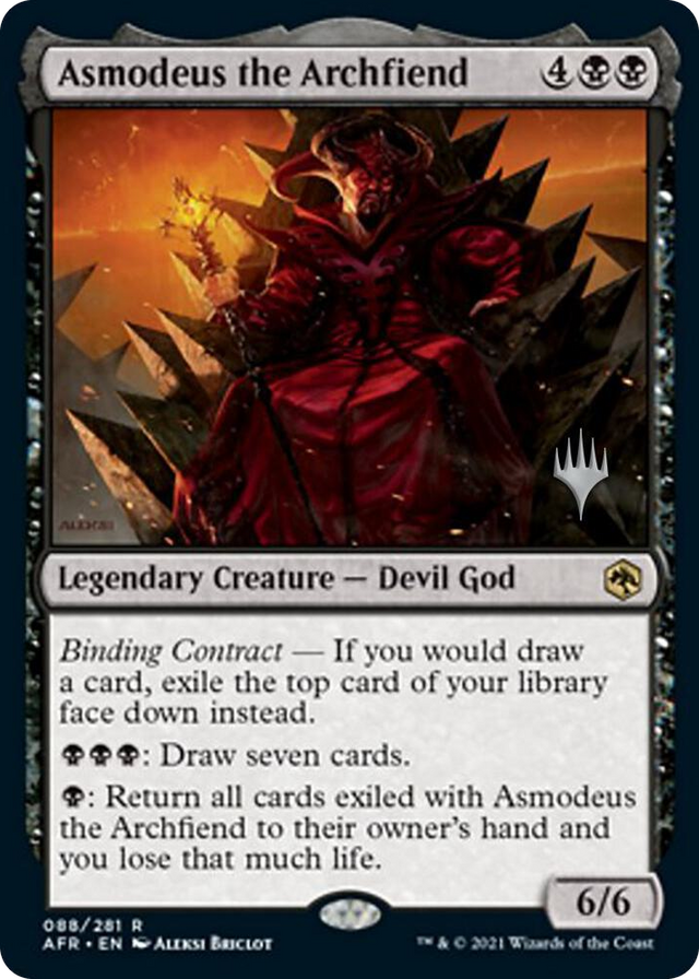 0088 Asmodeus the Archfiend R Promo Pack: Adventures in the Forgotten Realms