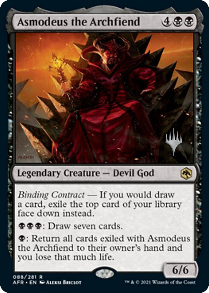 0088 Asmodeus the Archfiend R Promo Pack: Adventures in the Forgotten Realms