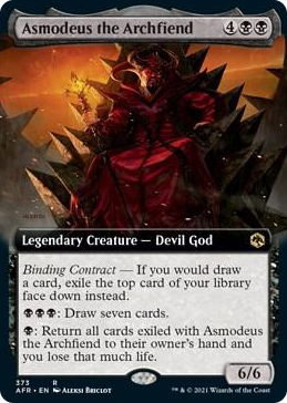0373 Asmodeus the Archfiend (Extended Art) R Adventures in the Forgotten Realms