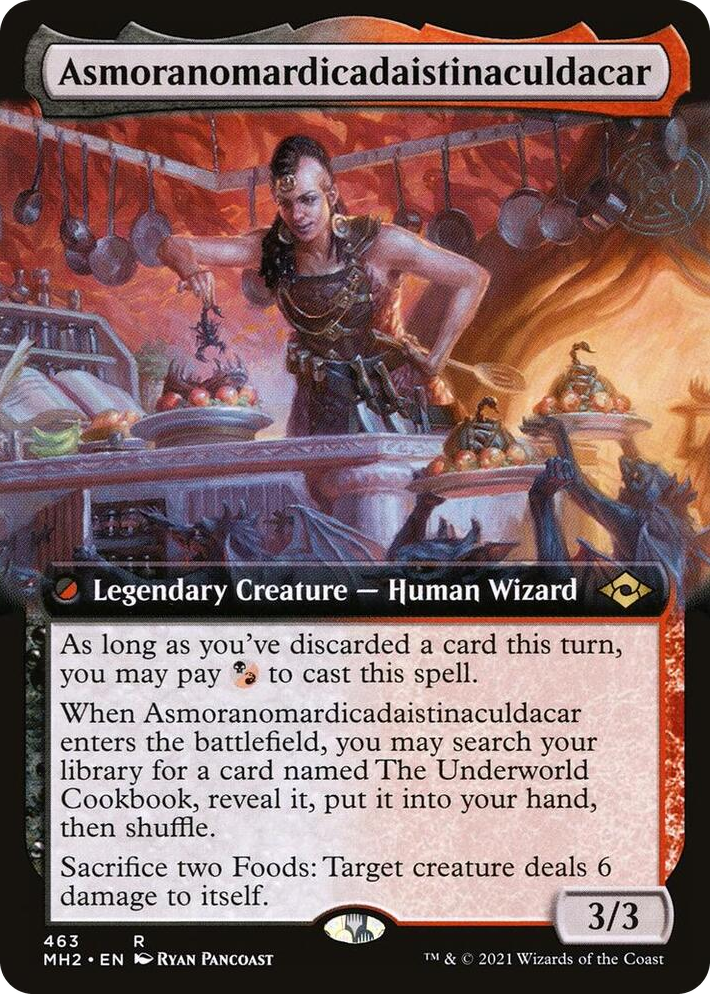0463 Asmoranomardicadaistinaculdacar (Extended Art) R Modern Horizons 2