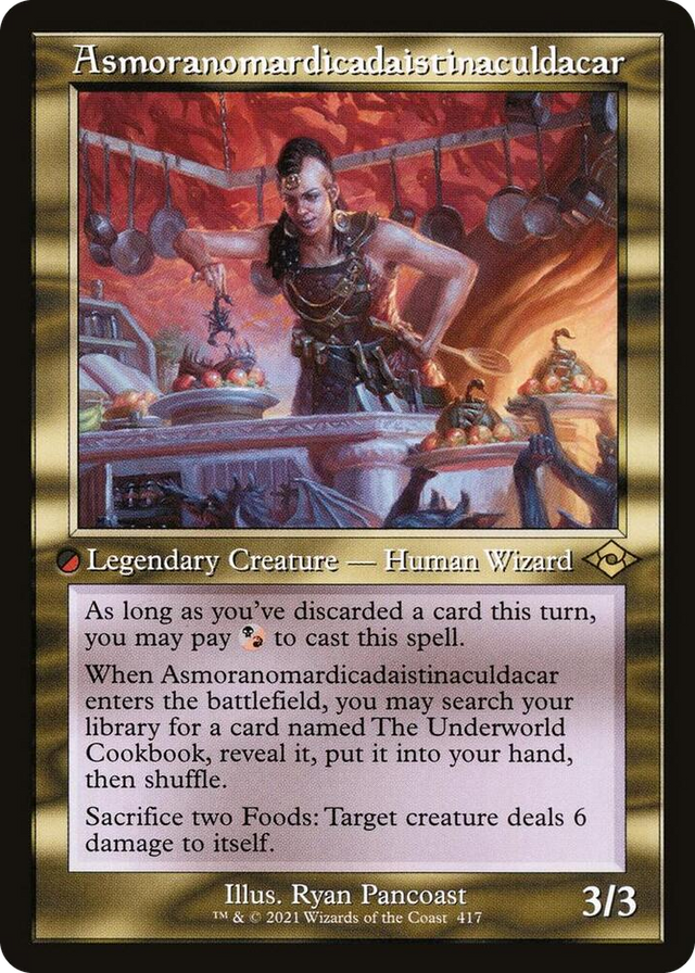 0417 Asmoranomardicadaistinaculdacar (Retro Frame) R Modern Horizons 2