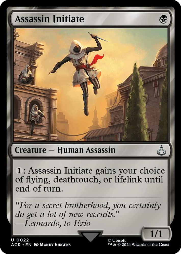 0022 Assassin Initiate U Universes Beyond: Assassin's Creed
