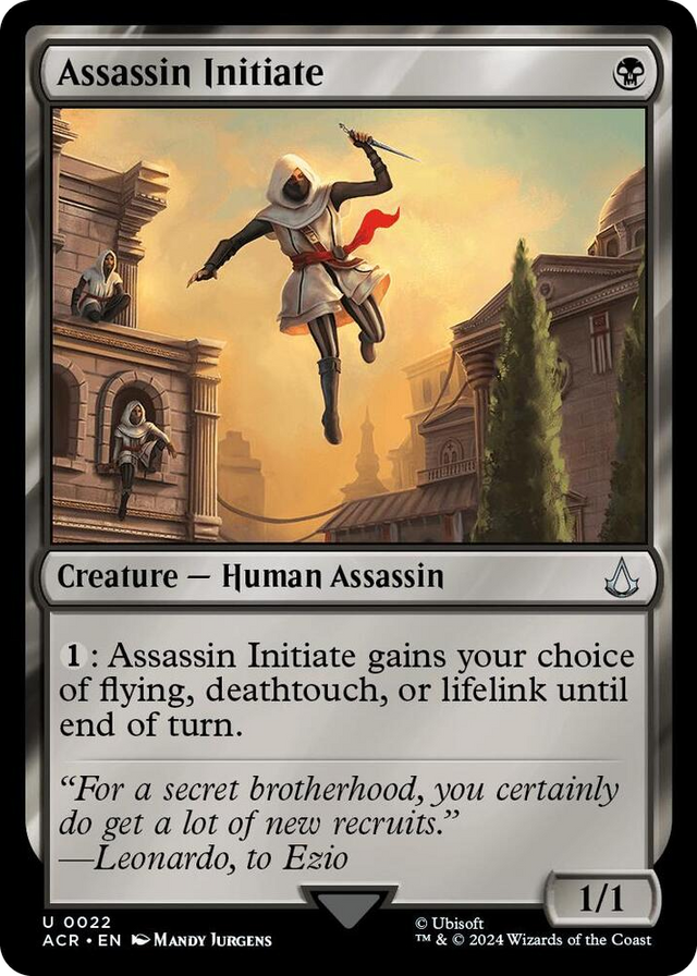 0022 Assassin Initiate U Universes Beyond: Assassin's Creed