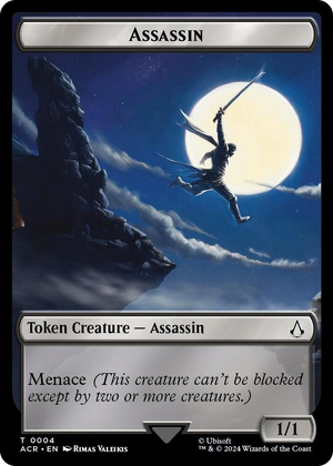 0004 Assassin Token T Universes Beyond: Assassin's Creed