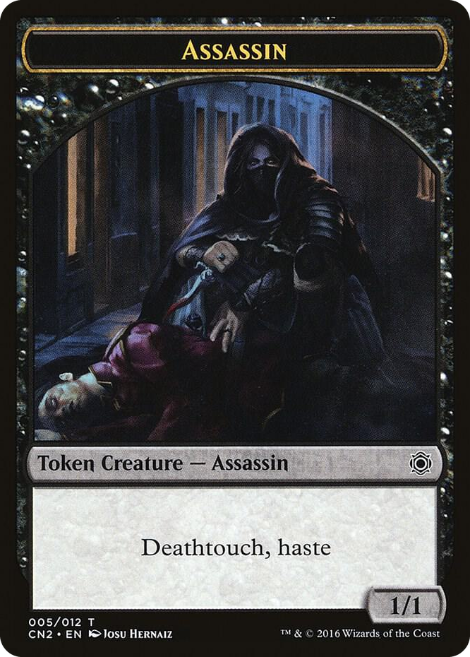Assassin Token #5 T - Conspiracy: Take the Crown Pokemon card