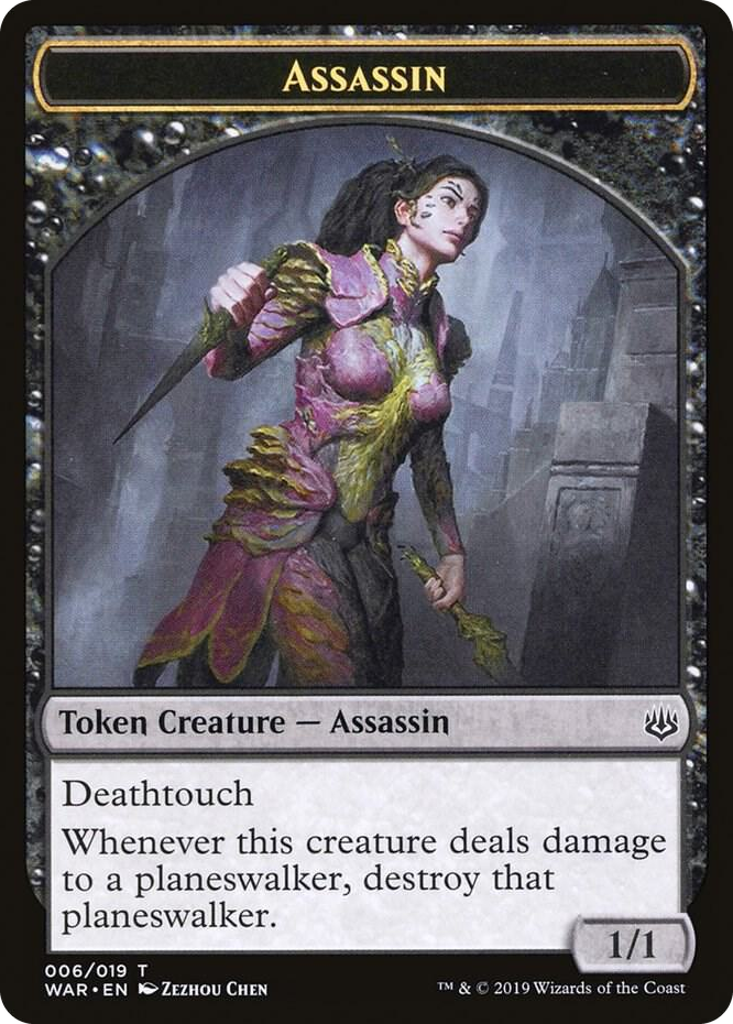 0006 Assassin Token T War of the Spark