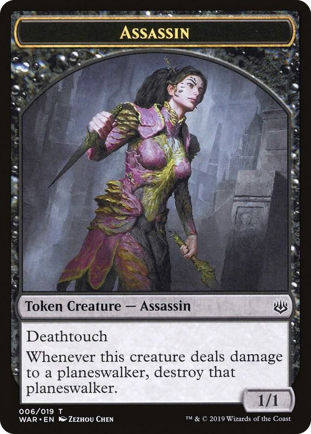 0006 Assassin Token T War of the Spark