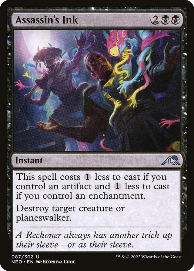 0087 Assassin's Ink U Kamigawa: Neon Dynasty