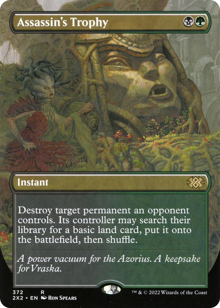0372 Assassin's Trophy (Borderless) R Double Masters 2022