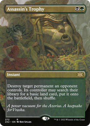 0372 Assassin's Trophy (Borderless) R Double Masters 2022