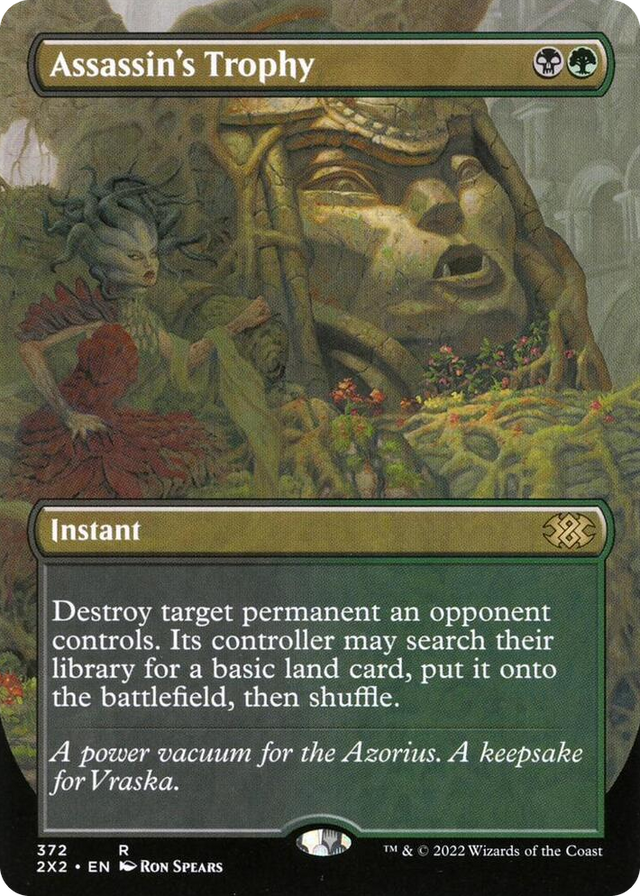 0372 Assassin's Trophy (Borderless) R Double Masters 2022